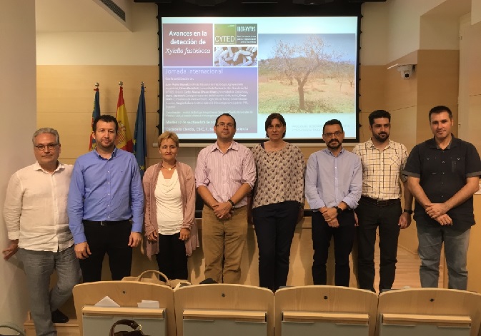 Specialists who have participated in the conference Advances in the detection of <i>Xylella fastidiosa</i>.